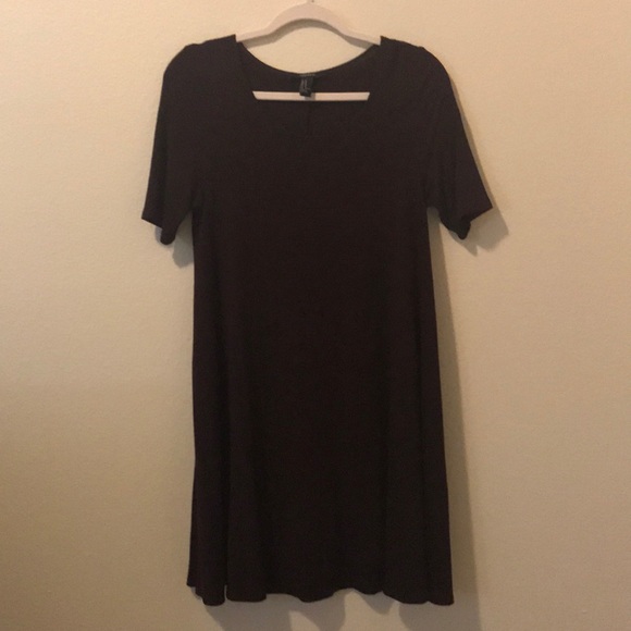 Forever 21 Dresses & Skirts - Forever 21 Maroon Baby Doll Dress Size Medium
